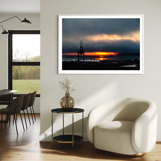 Storm Birds at Sunrise