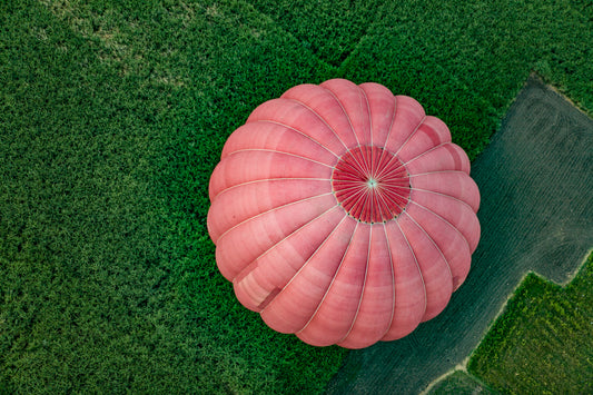 Red Ballooning over Luxor